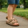 image:imageProject Cloud 100 Genuine Leather Kids Sandals  Natural Cork Footbed NonSlip Slides for Kids  Lightweight Boys amp Girls Sandals  WaterResistant Girls amp Boys SandalsTaupe Suede