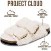 image:imageProject Cloud 100 Genuine Leather Kids Sandals  Non Slip and Lightweight Beach Sandals for Girls with Memory Foam Insole amp Cork Footbed Slides for Kids  Boys amp Girls Footwear Little SantoriniOff White Fur