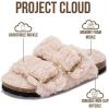 image:imageProject Cloud 100 Genuine Leather Kids Sandals  Non Slip and Lightweight Beach Sandals for Girls with Memory Foam Insole amp Cork Footbed Slides for Kids  Boys amp Girls Footwear Little SantoriniLight Pink Fur