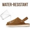 image:imageProject Cloud Kids Clogs Genuine Leather with Back Strap  Memory Foam amp Lightweight Slipon Boys and Girls Sandals with Adjustable Straps  NonSlip Clogs for Kids Sandals Little GoldstarChestnut Suede