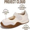 image:imageProject Cloud Girls Mary Jane Shoes  Memory Foam Insole Kids Shoes Girls Sneakers  Lightweight Mary Jane Flats amp NonSlip Comfortable Kids Sneakers Little DonnaWhite
