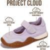 image:imageProject Cloud Girls Mary Jane Shoes  Memory Foam Insole Kids Shoes Girls Sneakers  Lightweight Mary Jane Flats amp NonSlip Comfortable Kids Sneakers Little DonnaPurple