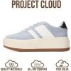 image:imageProject Cloud Kids Fashion Platform Sneakers 2026  Lightweight Memory Foam Insole Kids Shoes  Trendy Platform Kids Sneakers  Durable amp NonSlip Lace up Little NitaSky Blue