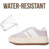 image:imageProject Cloud Kids Fashion Platform Sneakers 2026  Lightweight Memory Foam Insole Kids Shoes  Trendy Platform Kids Sneakers  Durable amp NonSlip Lace up Little NitaSweet Purple