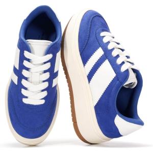 image:imageProject Cloud Kids Fashion Platform Sneakers 2026  Lightweight Memory Foam Insole Kids Shoes  Trendy Platform Kids Sneakers  Durable amp NonSlip Lace up Little NitaBlue