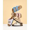 image:imageProject Cloud 100 Genuine Leather Kids Sandals  Natural Cork Footbed NonSlip Slides for Kids  Lightweight Boys amp Girls Sandals  WaterResistant Girls amp Boys SandalsDusty Pink Suede