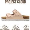 image:imageProject Cloud 100 Genuine Leather Kids Sandals  Natural Cork Footbed NonSlip Slides for Kids  Lightweight Boys amp Girls Sandals  WaterResistant Girls amp Boys SandalsLittle Venita  Rosegold Leather