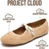 image:imageProject Cloud 100 Genuine Leather Mary Jane Shoes Women  Womens Ballet Flats with Memory Foam Insole  Lightweight amp NonSlip Ballet Flats Shoes for Women 2026 EmileeTan