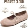 image:imageProject Cloud 100 Genuine Leather Mary Jane Shoes Women  Womens Ballet Flats with Memory Foam Insole  Lightweight amp NonSlip Ballet Flats Shoes for Women 2026 EmileeTaupe