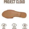image:imageProject Cloud 100 Genuine Leather Sandals Women Dressy  NonSlip Womens Sandals with Memory Foam Insole Slides for Women Footwear  Lightweight Flat Sandals for Women 2026 CannesMocha