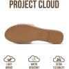 image:imageProject Cloud 100 Genuine Leather Sandals Women Dressy  NonSlip Womens Sandals with Memory Foam Insole Slides for Women Footwear  Lightweight Flat Sandals for Women 2026 CannesLatte
