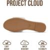 image:imageProject Cloud 100 Genuine Leather Sandals Women Dressy  NonSlip Womens Sandals with Memory Foam Insole Slides for Women Footwear  Lightweight Flat Sandals for Women 2026 CannesLondon Fog