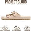 image:imageProject Cloud 100 Genuine Leather Womens Sandals Comfortable Plush amp Soft Insole Sandals Women  NonSlip Flat Sandals for Women 2026  Lightweight Womens Slides DAINTYBeige Suede