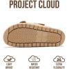 image:imageProject Cloud 100 Genuine Leather Womens Sandals Comfortable amp NonSlip Slides for Women  Plush amp Soft Insole Ladies Sandals Women Footwear LanuraBeige Suede