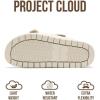 image:imageProject Cloud 100 Genuine Leather Womens Sandals Comfortable amp NonSlip Slides for Women  Plush amp Soft Insole Ladies Sandals Women Footwear LanuraLight Grey Suede