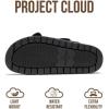 image:imageProject Cloud 100 Genuine Leather Womens Sandals Comfortable amp NonSlip Slides for Women  Plush amp Soft Insole Ladies Sandals Women Footwear LanuraNavy Suede