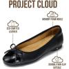 image:imageProject Cloud Ballet Flats for Women Shoes  Memory Foam Insole and Lightweight Mary Jane Flats  NonSlip and Comfortable Womens Shoes AshleyBlack Combo