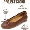 image:imageProject Cloud Ballet Flats for Women Shoes  Memory Foam Insole and Lightweight Mary Jane Flats  NonSlip and Comfortable Womens Shoes AshleyChoco Brown