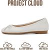 image:imageProject Cloud Ballet Flats for Women Shoes  Memory Foam Insole and Lightweight Mary Jane Flats  NonSlip and Comfortable Womens Shoes AshleyCool Grey