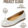 image:imageProject Cloud Ballet Flats for Women Shoes  Memory Foam Insole and Lightweight Mary Jane Flats  NonSlip and Comfortable Womens Shoes AshleyCool Grey
