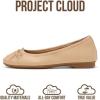 image:imageProject Cloud Ballet Flats for Women Shoes  Memory Foam Insole and Lightweight Mary Jane Flats  NonSlip and Comfortable Womens Shoes AshleyNude