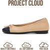 image:imageProject Cloud Ballet Flats for Women Shoes  Memory Foam Insole and Lightweight Mary Jane Flats  NonSlip and Comfortable Womens Shoes AshleyNude Black