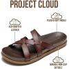 image:imageProject Cloud Summer Slides for Women 2026 with Plush and Soft Insole Womens Sandals Comfortable  NonSlip and Lightweight Sandals Women Footwear LassoChocolate