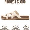 image:imageProject Cloud Summer Slides for Women 2026 with Plush and Soft Insole Womens Sandals Comfortable  NonSlip and Lightweight Sandals Women Footwear LassoCream