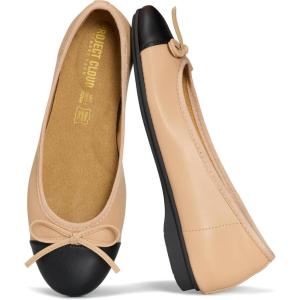 image:imageProject Cloud Ballet Flats for Women Shoes  Memory Foam Insole and Lightweight Mary Jane Flats  NonSlip and Comfortable Womens Shoes AshleyNude Black