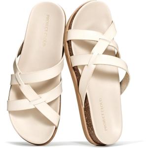 image:imageProject Cloud Summer Slides for Women 2026 with Plush and Soft Insole Womens Sandals Comfortable  NonSlip and Lightweight Sandals Women Footwear LassoCream