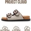 image:imageProject Cloud Platform Summer Sandals for Women 2026  Comfortable and Adjustable Straps Summer Slides  NonSlip Casual Womens SandalsSharl 1  Chocolate Raffia