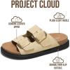 image:imageProject Cloud Platform Summer Sandals for Women 2026  Comfortable and Adjustable Straps Summer Slides  NonSlip Casual Womens SandalsSharl 2  Beige Suede