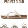 image:imageProject Cloud Sandals Women Dressy with Plush amp Soft Insole  NonSlip Strappy Sandals For Women 2026  Lightweight Slides for Women Footwear  Stylish Womens Sandals FLOATCream