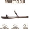 image:imageProject Cloud Summer Sandals for Women 2026  Memory Foam Insole and EcoCrafted Leather Beach Flip Flops for Women  Non Slip and Lightweight Double Strap Womens Sandals TransitionBronze