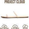 image:imageProject Cloud Summer Sandals for Women 2026  Memory Foam Insole and EcoCrafted Leather Beach Flip Flops for Women  Non Slip and Lightweight Double Strap Womens Sandals TransitionSand