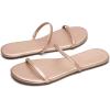 image:imageProject Cloud Summer Sandals for Women 2026  Memory Foam Insole and EcoCrafted Leather Beach Flip Flops for Women  Non Slip and Lightweight Double Strap Womens Sandals TransitionCopper
