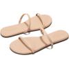image:imageProject Cloud Summer Sandals for Women 2026  Memory Foam Insole and EcoCrafted Leather Beach Flip Flops for Women  Non Slip and Lightweight Double Strap Womens Sandals TransitionBeige