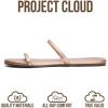 image:imageProject Cloud Summer Sandals for Women 2026  Memory Foam Insole and EcoCrafted Leather Beach Flip Flops for Women  Non Slip and Lightweight Double Strap Womens Sandals TransitionCopper