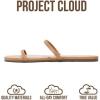 image:imageProject Cloud Summer Sandals for Women 2026  Memory Foam Insole and EcoCrafted Leather Beach Flip Flops for Women  Non Slip and Lightweight Double Strap Womens Sandals TransitionTan