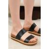 image:imageProject Cloud Womens Sandals  Premium Cork Insole Insole Shoes for Women Lightweight and Non Slip Beach Sandals for Women 2026Black Slide