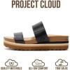 image:imageProject Cloud Womens Sandals  Premium Cork Insole Insole Shoes for Women Lightweight and Non Slip Beach Sandals for Women 2026Black Slide