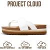 image:imageProject Cloud Womens Sandals  Premium Cork Insole Insole Shoes for Women Lightweight and Non Slip Beach Sandals for Women 2026Offwhite Thong