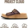 image:imageProject Cloud 100 Genuine Leather Platform Sandals Women Footwear  Plush amp Soft Insole Wedge Womens Sandals  NonSlip and Lightweight Dressy Summer Beach Sandals BarcelonaCoffee
