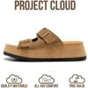 image:imageProject Cloud 100 Genuine Leather Platform Sandals Women Footwear  Plush amp Soft Insole Wedge Womens Sandals  NonSlip and Lightweight Dressy Summer Beach Sandals BarcelonaMushroom