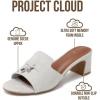 image:imageProject Cloud 100 Genuine Leather Sandals Women Footwear  Memory Foam Insole amp NonSlip Women Sandals Dressy  Lightweight Womens Heels Sandals  Slides for Women 2026 MonacoLondfog Suede