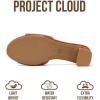 image:imageProject Cloud 100 Genuine Leather Sandals Women Footwear  Memory Foam Insole amp NonSlip Women Sandals Dressy  Lightweight Womens Heels Sandals  Slides for Women 2026 MonacoMocha Suede