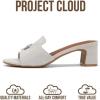 image:imageProject Cloud 100 Genuine Leather Sandals Women Footwear  Memory Foam Insole amp NonSlip Women Sandals Dressy  Lightweight Womens Heels Sandals  Slides for Women 2026 MonacoLondfog Suede