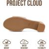 image:imageProject Cloud 100 Genuine Leather Sandals Women Footwear  Memory Foam Insole amp NonSlip Women Sandals Dressy  Lightweight Womens Heels Sandals  Slides for Women 2026 MonacoLatte Suede