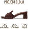 image:imageProject Cloud 100 Genuine Leather Sandals Women Footwear  Memory Foam Insole amp NonSlip Women Sandals Dressy  Lightweight Womens Heels Sandals  Slides for Women 2026 MonacoEspresso Suede