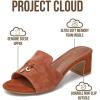 image:imageProject Cloud 100 Genuine Leather Sandals Women Footwear  Memory Foam Insole amp NonSlip Women Sandals Dressy  Lightweight Womens Heels Sandals  Slides for Women 2026 MonacoMocha Suede